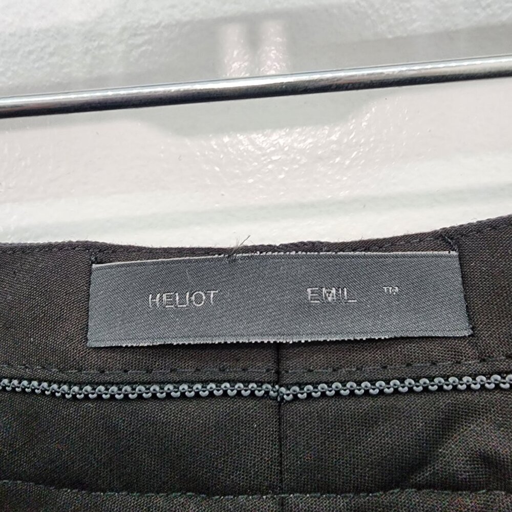 Heliot Emil Men's Solid Wool Blend Layered Robur Tailored Trousers - 50 - Picture 6 of 9